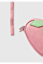 Girl's Dusty Pink Fruit Shaped Shoulder Bag with Strap - 3