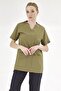 Khaki Silva Luxury Lycra Doctor Nurse Single Top Jersey (High Quality Luxury Lycra Fabric) - 2