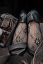 Black Lace Floral Patterned Fishnet Pantyhose - Stylish and Casual - 2