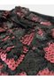 Girl's Burgundy Sequin Velvet Evening Dress with Bolero - 4