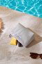 2 Pieces Thermal Lined Water Repellent Stain Resistant Gray Jute Linen Makeup Medicine Bag Set 19X13X7/25X15X12.5 - 4