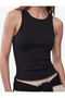Cotton Crew Neck Ribbed Undershirt Blouse - 4