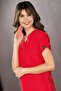 Red Dr. Greys Doctor Nurse Medical Scrubs Suit Terry Cotton Fabric - 3