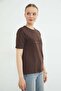 Sequin Teddy Bear Embroidered Crew Neck T-Shirt - 7