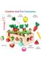 Montessori Wooden Vegetable and Fruit Matching Game - 4