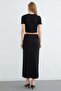 Basic Slit Modal Skirt 2-Piece Set - 8