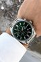 100% Original Brand Steel Band with Green Dial 2 Years Warranty Waterproof Men's Watch - 2
