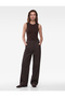 Slim Fit Sleeveless Crew Neck Bodysuit