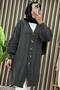 Zübeyde Hirka Acrylic Yarn Fabric Women's Smoked Buttoned Cardigan - 2