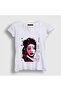 Women's White Jang Wonyoung V2 K-Pop Ive T-Shirt 620003Tt