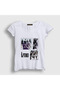 Women's White Girlgroup Izna Izna T-Shirt 597219Tt