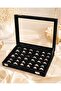Ring Box Sausage Model Alcantara Black - 2