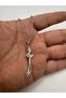 Unisex Necklace with Embossed Zulfiqar Sword Figure - 60 cm Chain, Spiritually Meaningful Special Design Jewelry - 2