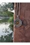 Viking Nordik Vegvisir Embroidered Runic Symbol 316L Stainless Steel Pendant Silver Gold - 5