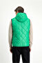 Hooded Quilted Sports Vest - 5