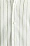 Long Sleeve Slim Fit Slim Fit Striped Sports Linen Blended Cotton Shirt - 6