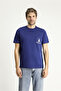 Crew Neck Regular Fit Printed Single Jersey Cotton T-Shirt - 3