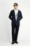 Regular Fit Buttoned Front Quilted Plain Top Coat - 3