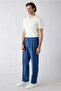 Straight Wide Leg Pleated Side Pocket 100% Linen Trousers - 2