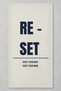 Re-Set Written Sports and Fitness Towel 50X100 cm