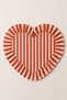 Lovely Heart Ruffle Linen Placemat / American Service 6 Pcs - 2