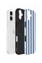 iPhone 16 Vorian Double Layer Case Blue Marina Stripe - 3