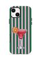iPhone 14 Plus Vorian Double Layer Case Pink Citrus Cocktail