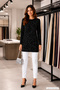 Women's Viscose Full Lycra Tunic-Black Glitter - 5