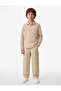 Cotton Long Sleeve Single Pocket Buttoned Plaid Shirt