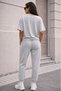 Unisex California Printed Oversize T-Shirt and Sweatpants Two-Piece Set Comfortable Casual Combination - 2