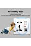 Universal Wall Socket with 2 USB Ports Dual Charging Ports Multi Standard Electrical Power Outlet - 5