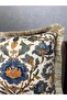 Blend-9407 Imported Silk Velvet Tasseled Throw Pillow Cover 43X43 - 5