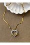 Heart Glow Necklace – Gold Tone Elegant Heart Detail Minimal Elegance 40+5 cm - 3