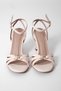 Mosque Women's Cross-Strapped Gold Buckle Ankle Strap Heeled Shoes B4556 - 6
