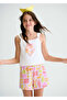 Girl's Printed Top and Shorts Set 6210