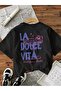 Unisex La Dolce Vita Cocktail Printed Oversize T-Shirt - 2