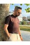 Men's Modal Fabric Slim Sleeve Premium T-Shirt - 3