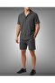 Men's Lycra Crepe Fabric Short Sleeve Shirt & Shorts - Unisex Top and Bottom 2-Piece Summer Set