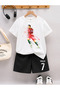Ronaldo Printed Boys' Shorts Set - 2
