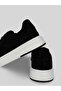 Orevıa Women's Shiny Stone Detailed Thick Sole Lace-Up Comfortable Daily Use Sneaker - 4