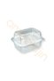 400 Pieces of Leak-Proof Transparent Plastic Cheese Containers with Lids – Rectangular Storage Container