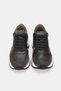 Women's Black Genuine Natural Leather Eva Sole Lace-Up Sneaker Casual Shoes - 4