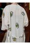 Cream Colored Kimono with Belt Detail - 7