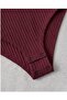 Body-Hugging Polo Neck Ribbed Lycra Premium Bodysuit [Summer Trend'26] - 4