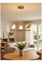 Modern Lighting, Chandelier, Light, Dove shape, Suitable for bedroom and living room, Adjustable height, Gold, 40x16x12 - 2