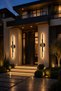 Decorative 20W Indoor Black Case 3 Color Light 60 cm Wall Sconce Electric 1 Piece - 6