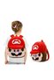 Rucsac de pluș Mario, Roșu, 27 cm - 2