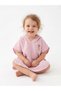 Muslin Organic Seahorse Detailed Standard Size Baby Girl Bathrobe, Suitable for 1-5 Years Old - 3
