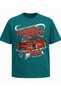Plus Size Printed Single Jersey Crew Neck T-Shirt Speed