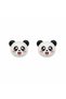Cute Panda Figured Children's Earrings Colorful Shiny Design Gift - 4